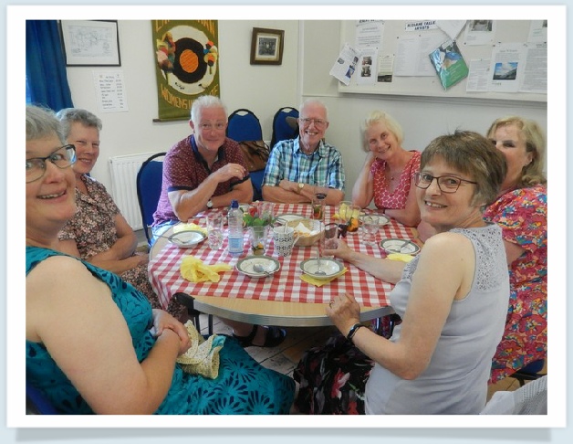 Llanfair Singers Party Summer 2018, Chapel Lawn