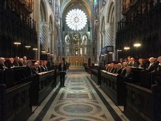 The Llanfair Singers in Durham Cathedral
