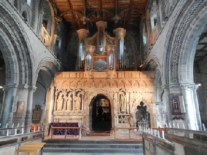 Interior of St David's Cathedral