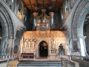 Interior of St David's Cathedral