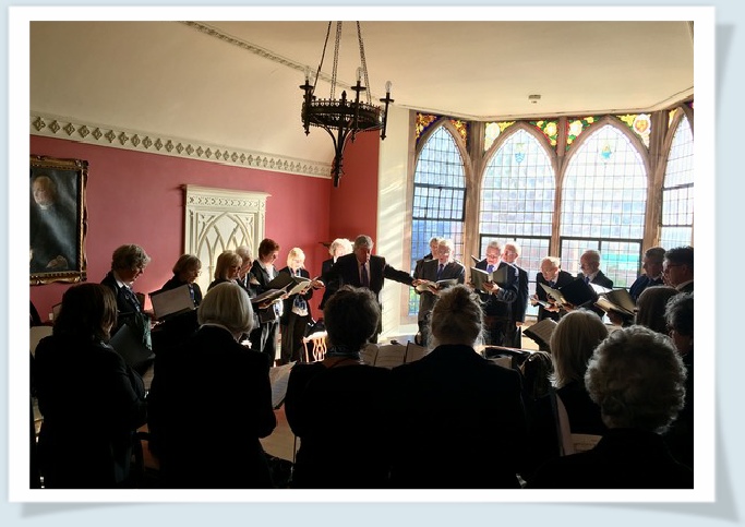 Rehearsing at Hereford Cathedral